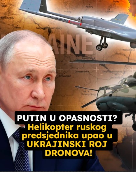 Putinov helikopter pod napadom dronova, ruska vojska tvrdi da je spriječena katastrofa