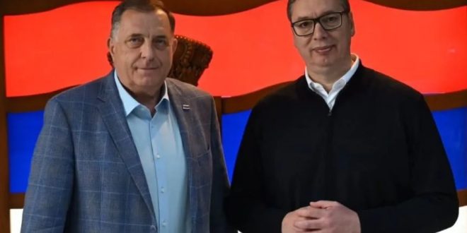 VOŽD IZ LAKTAŠA PONOVO PREŠAO GRANICU: Dodik i Vučić održali sastanak u Beogradu – Evo šta su poručili