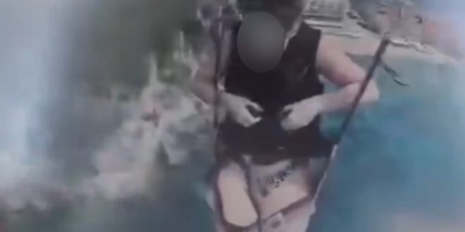 TRAGEDIJA U BUDVI: Snimljen trenutak smrti tinejdžerke (19) , Odvezala se sa sajle i pala sa 50 metara visine