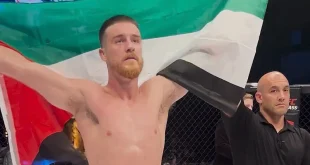 Irski MMA borac brutalno porazio izraelskog vojnika: “Sloboda Palestini!” odjekivalo u dvorani