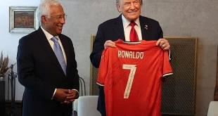 Cristiano Ronaldo poslao dres s porukom mira Donaldu Trumpu usred sukoba između Irana i Izraela