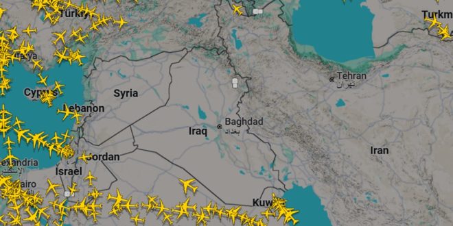 Zračni prostor iznad Irana, Iraka i Izraela zatvoren zbog eskalacije sukoba – Avionski letovi otkazani i preusmjereni