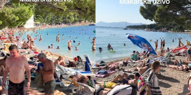 Snimak iz Makarske izazvao haos na TikToku: “Ne bih došla ovdje ni da mi neko plati”