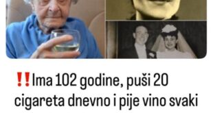 Ima 102 godine, puši 20 cigareta dnevno i pije vino svaki dan! Ona kaže da je fora dugovječnosti u ovoj voćki!